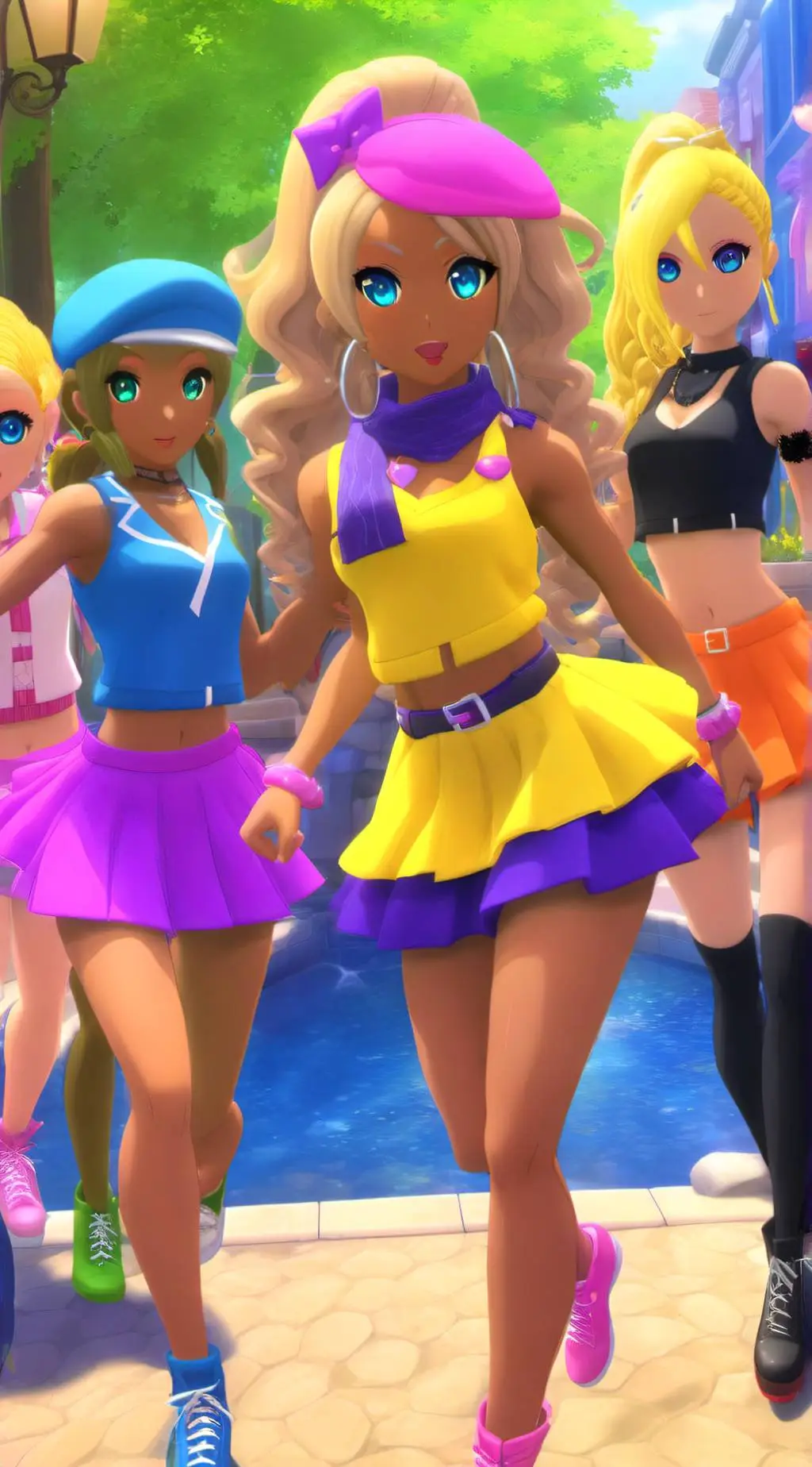 ai character: The bullies/gyarus background