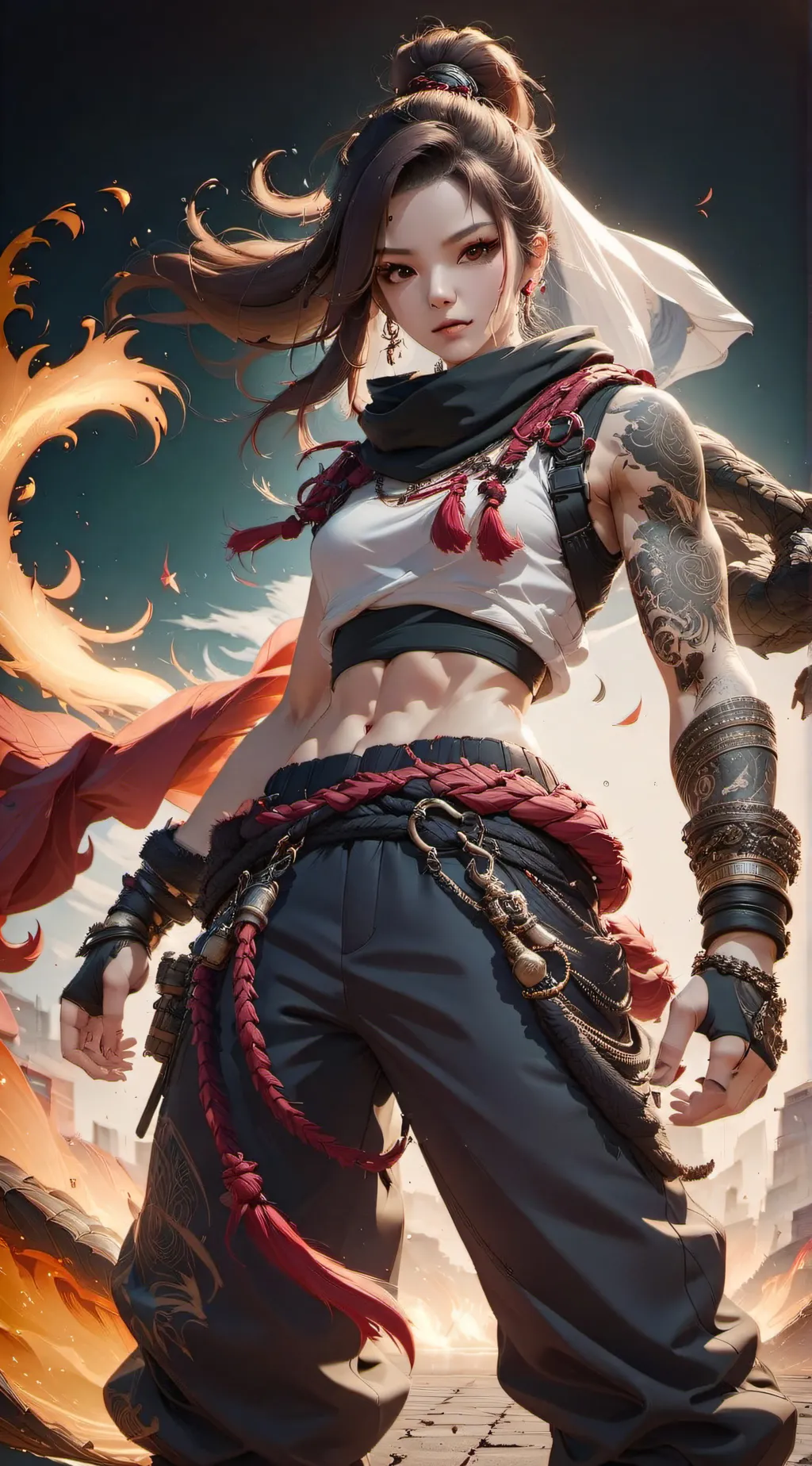 ai character: heat/ Jessica  background