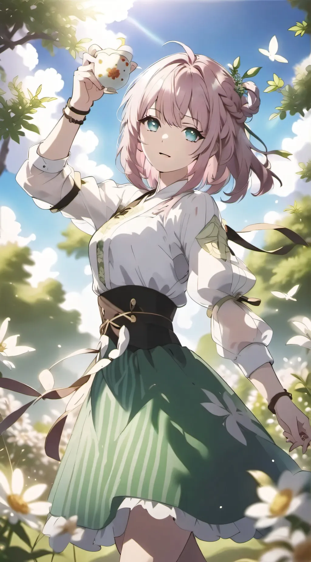 ai character: Rose queen/princes background