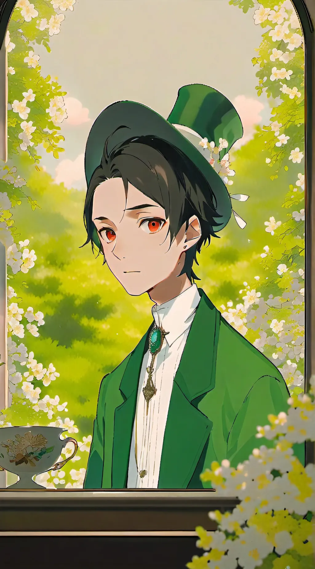 ai character: Valentino background