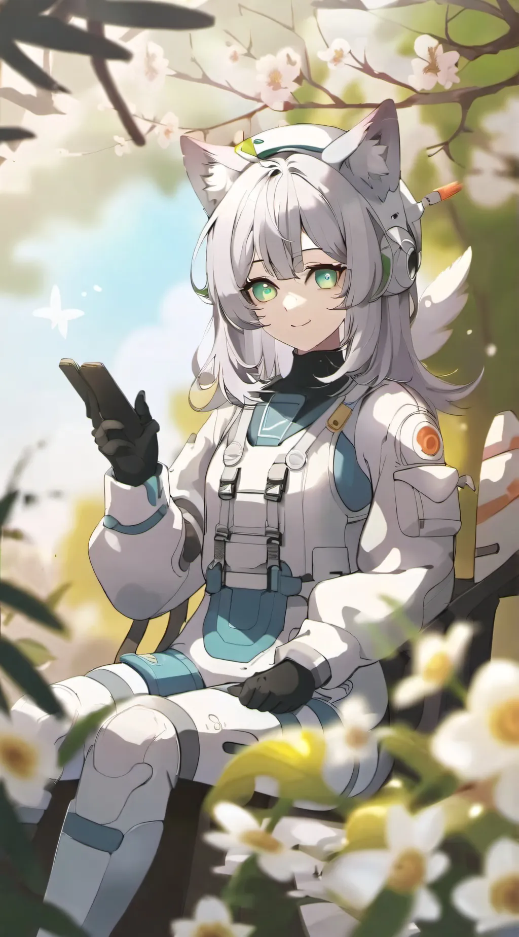 ai character: cutie background