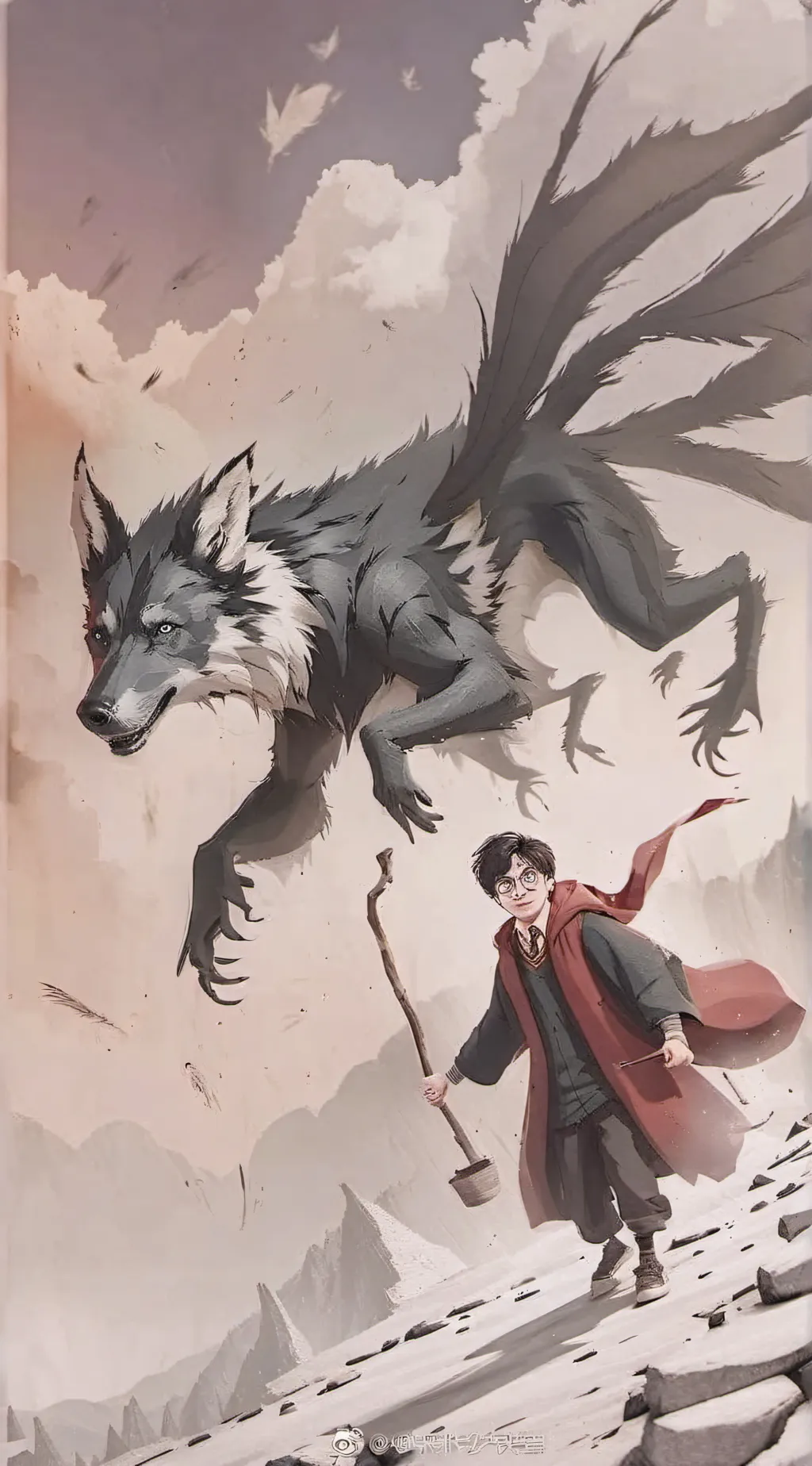 ai character: Harry Potter  background