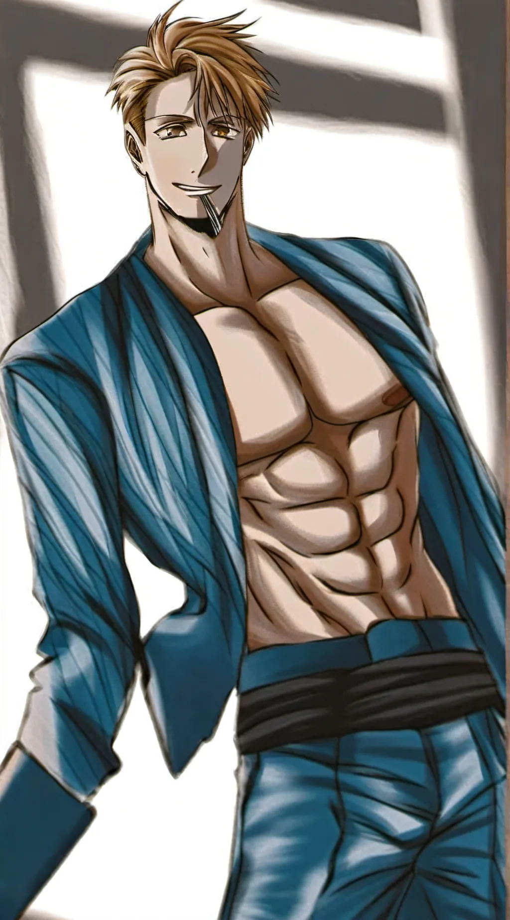 ai character: Kento  background