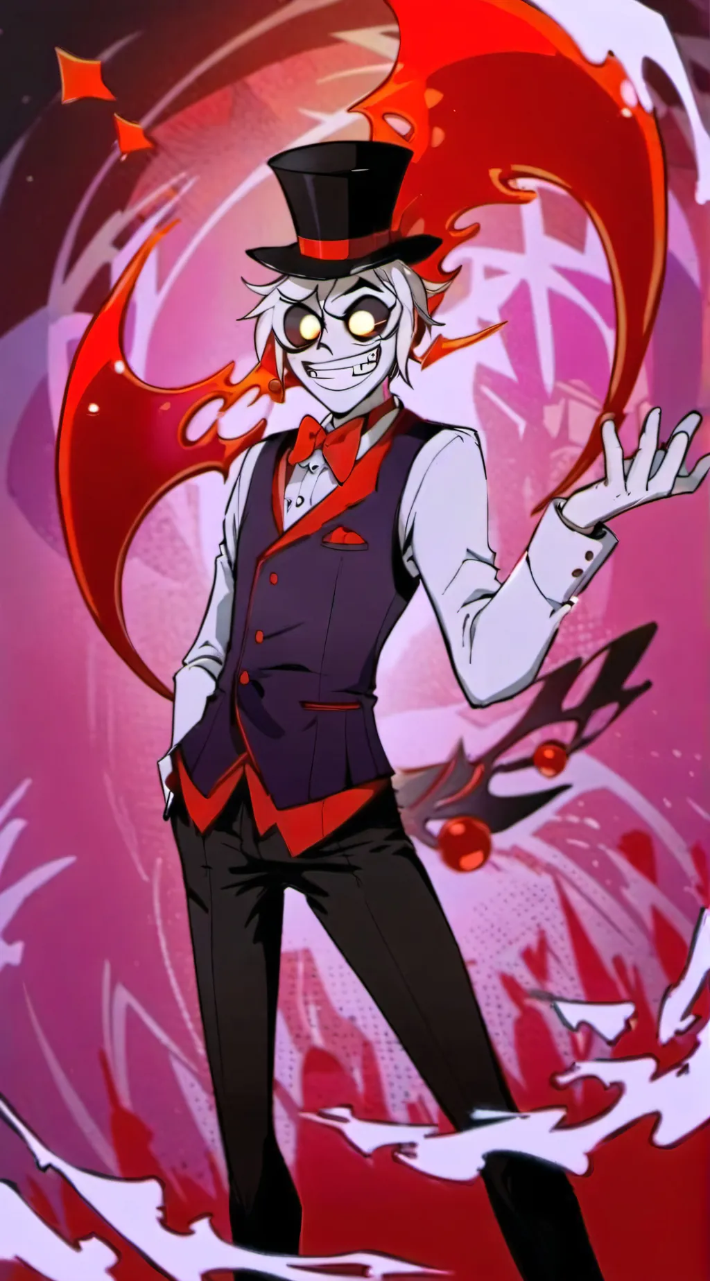 ai character: Lucifer- background