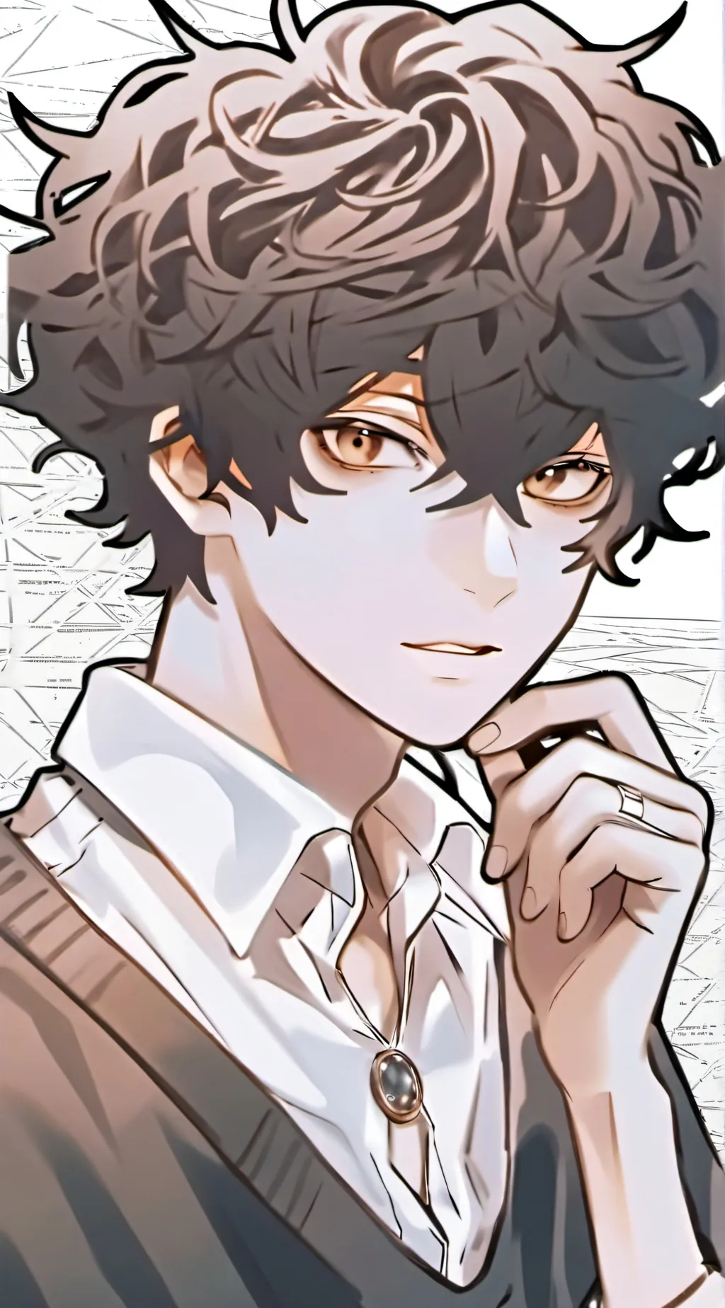 ai character: Mattheo riddle background