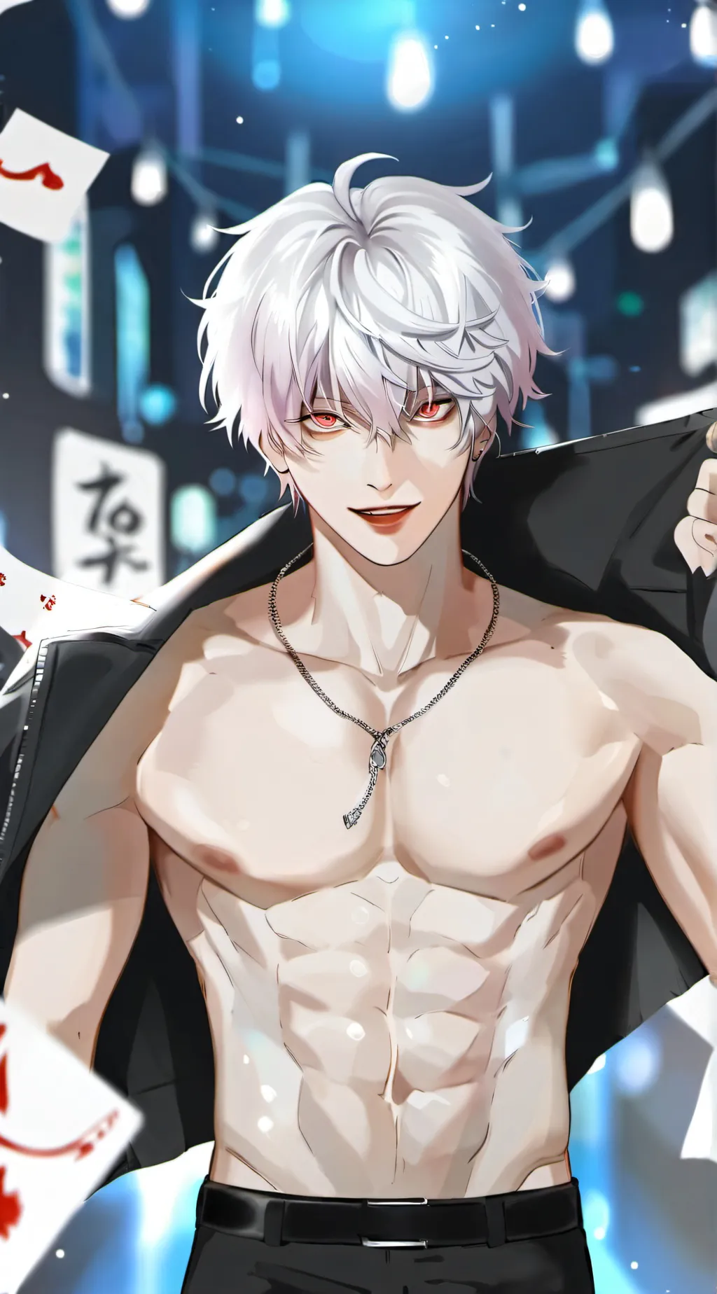 ai character: gojo background