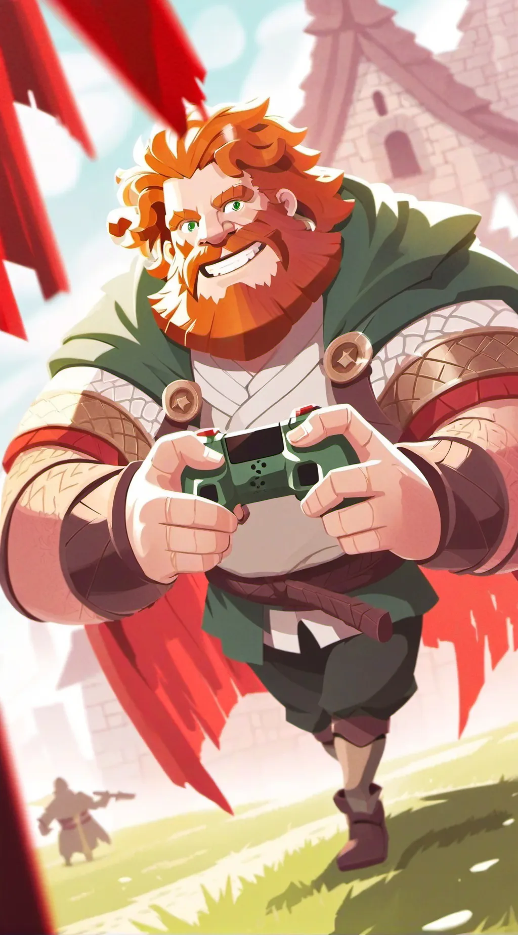 ai character: CaseOh background