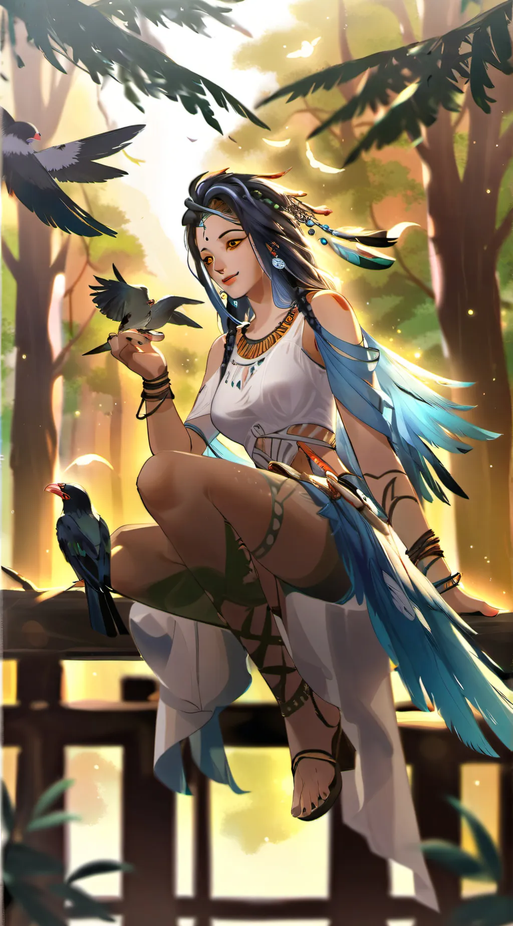ai character: Evelyn background