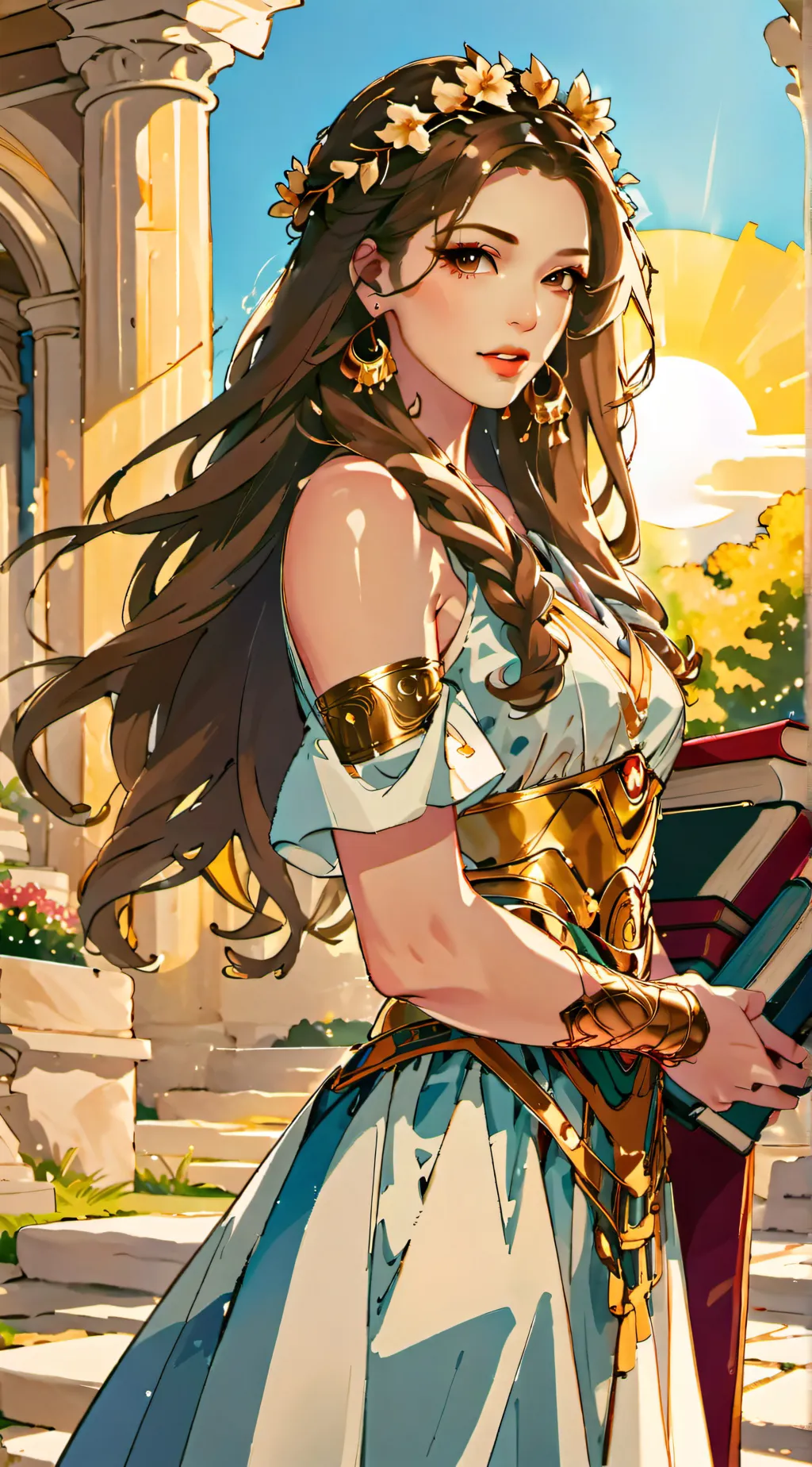 ai character: Solaria background