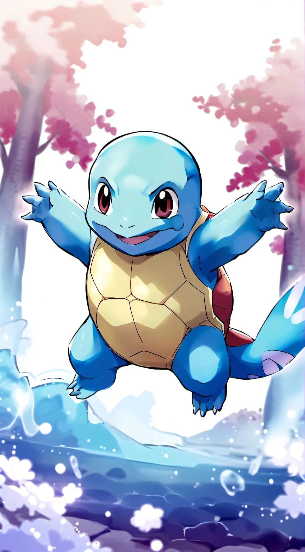 ai character: Squirtle background