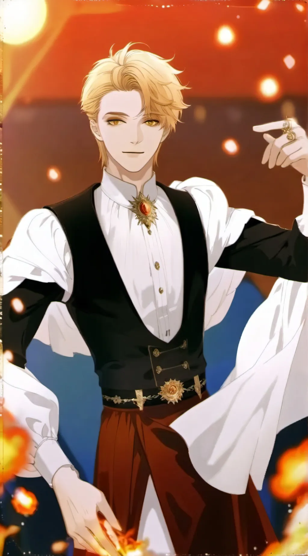 ai character: fredrick background