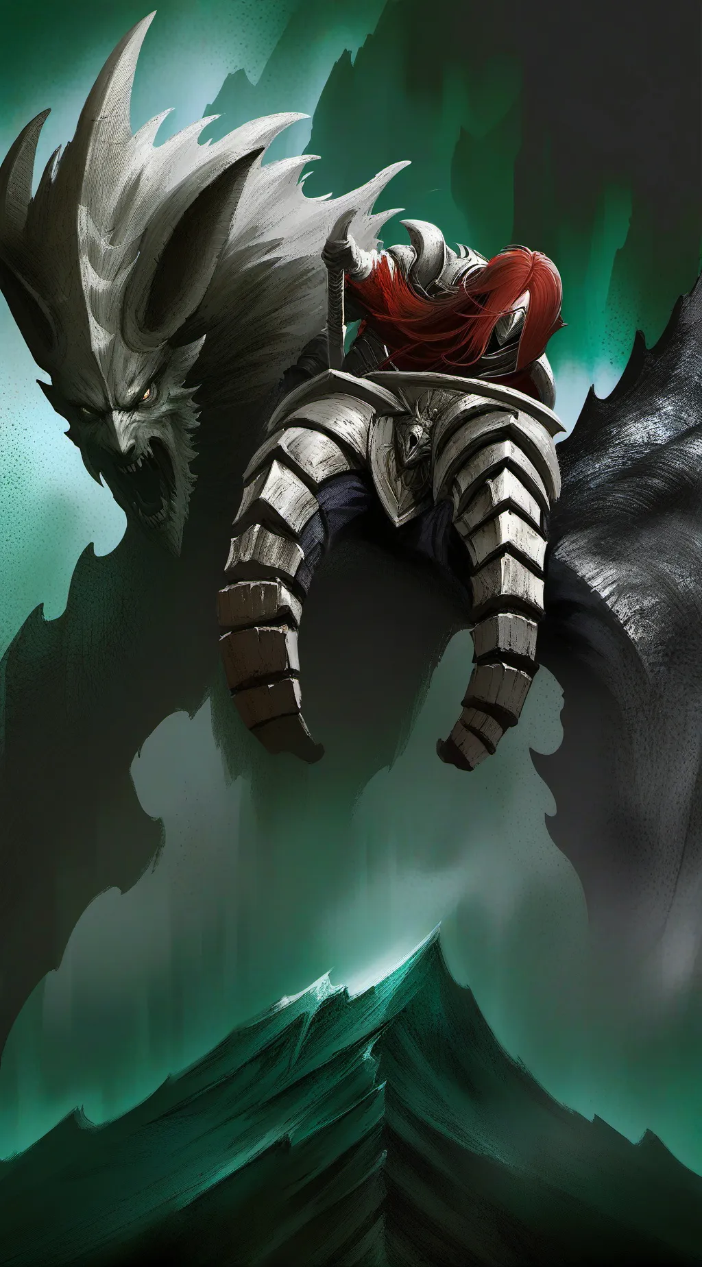 ai character: earth dragon background