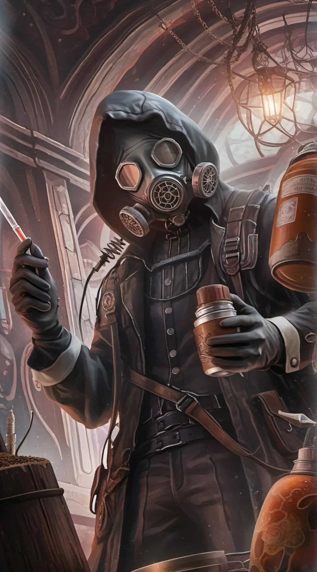 ai character: DR. WARGEN background