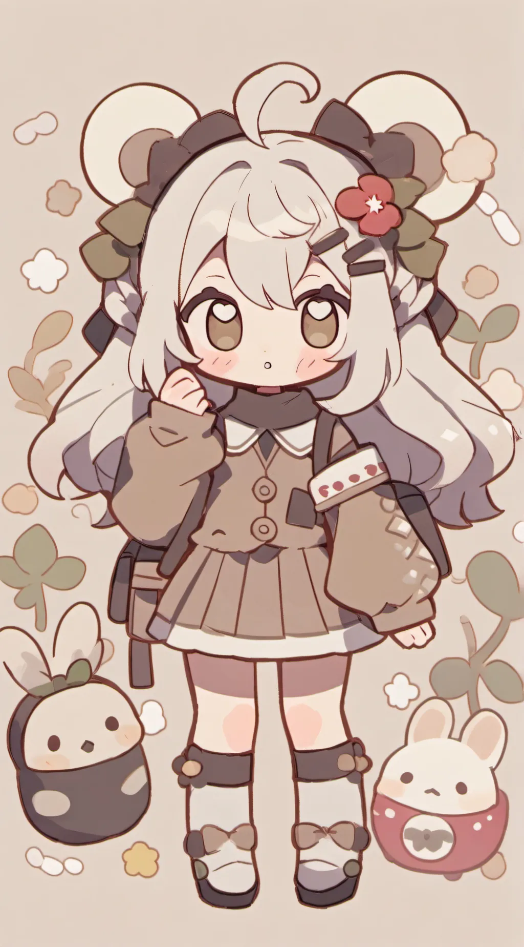 ai character: Potato :) background