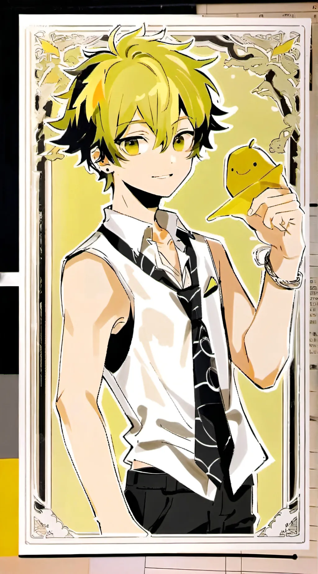 ai character: Axle background