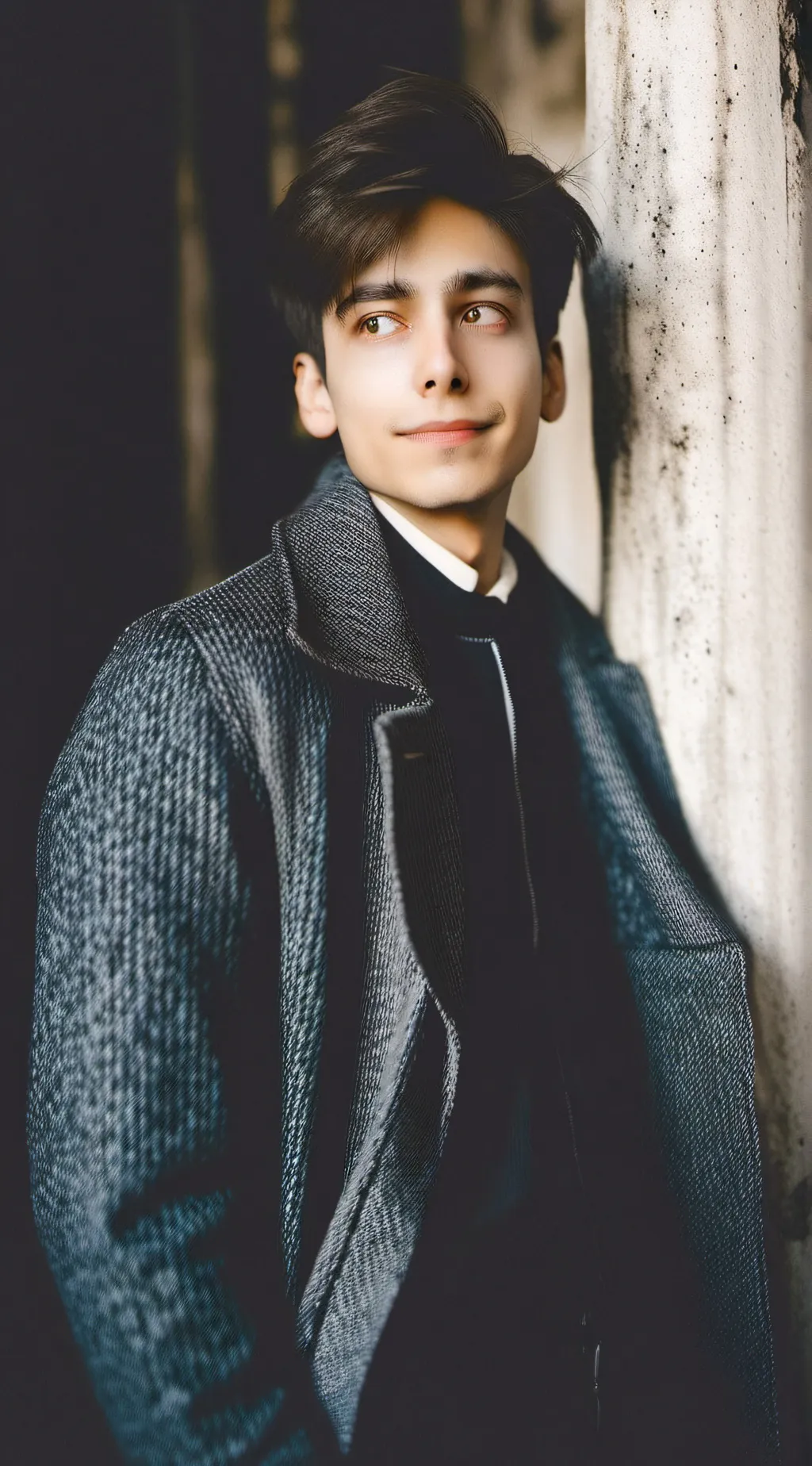ai character: aidan gallagher  background