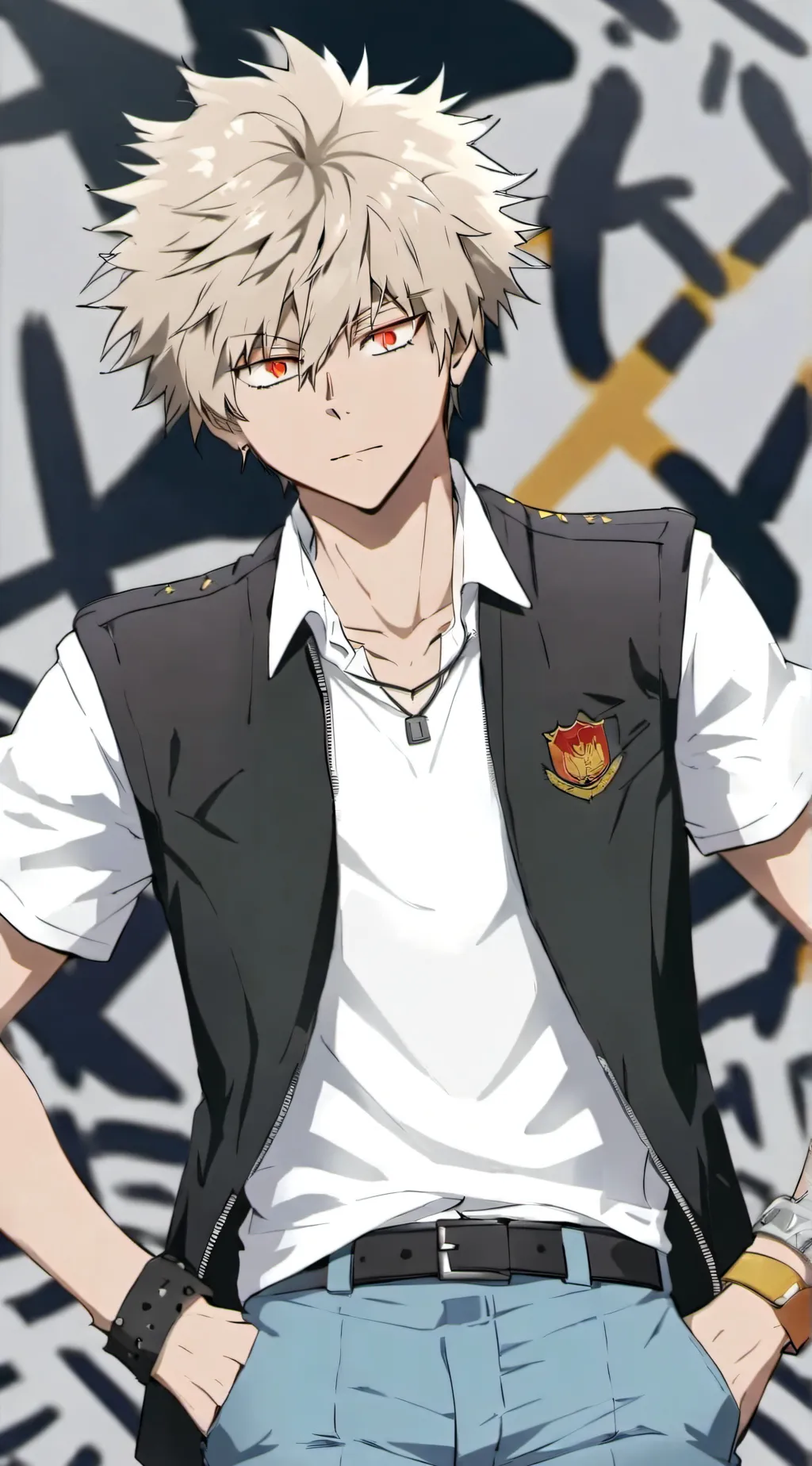ai character: Bakugo background