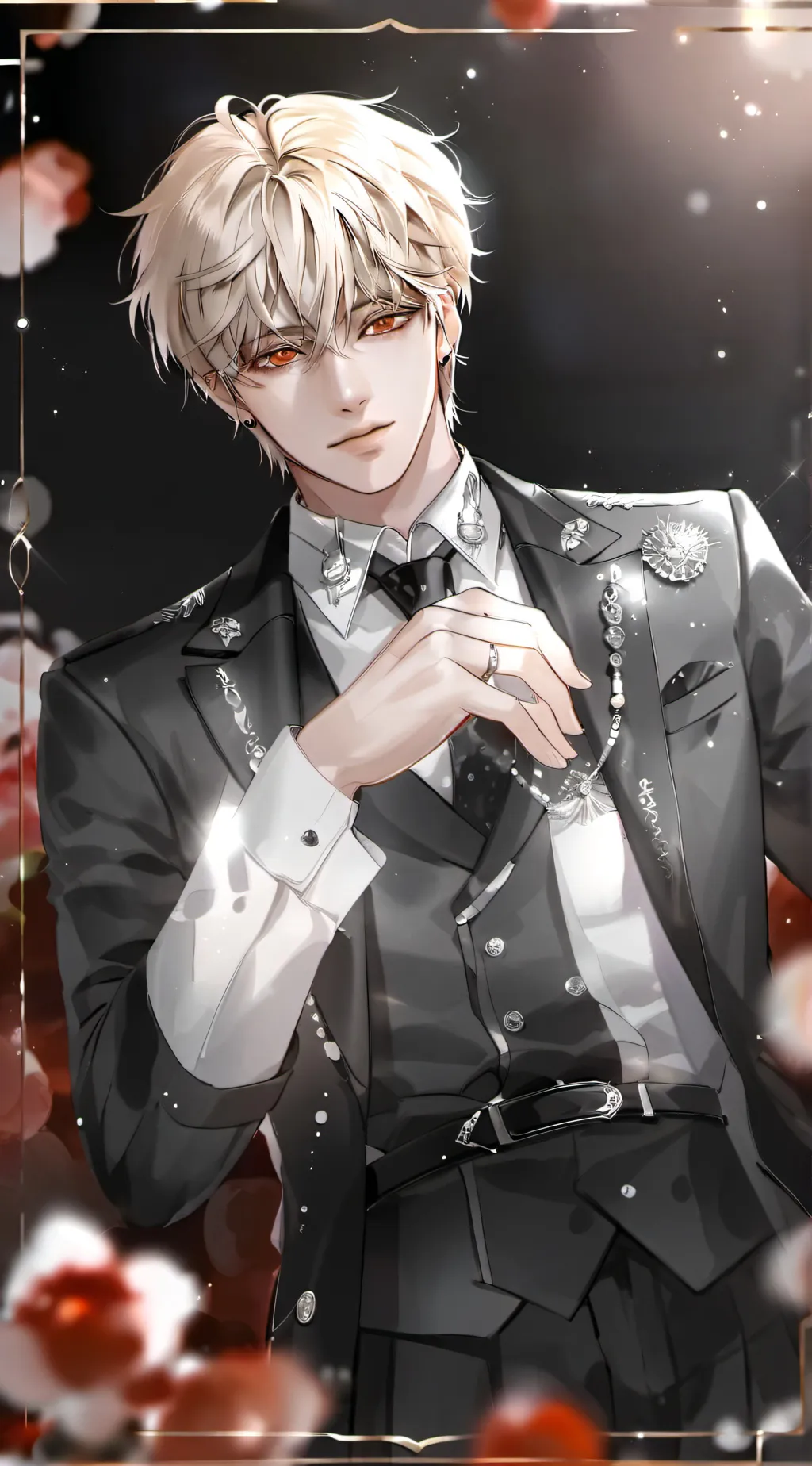 ai character: Lia and skz💖😁 background