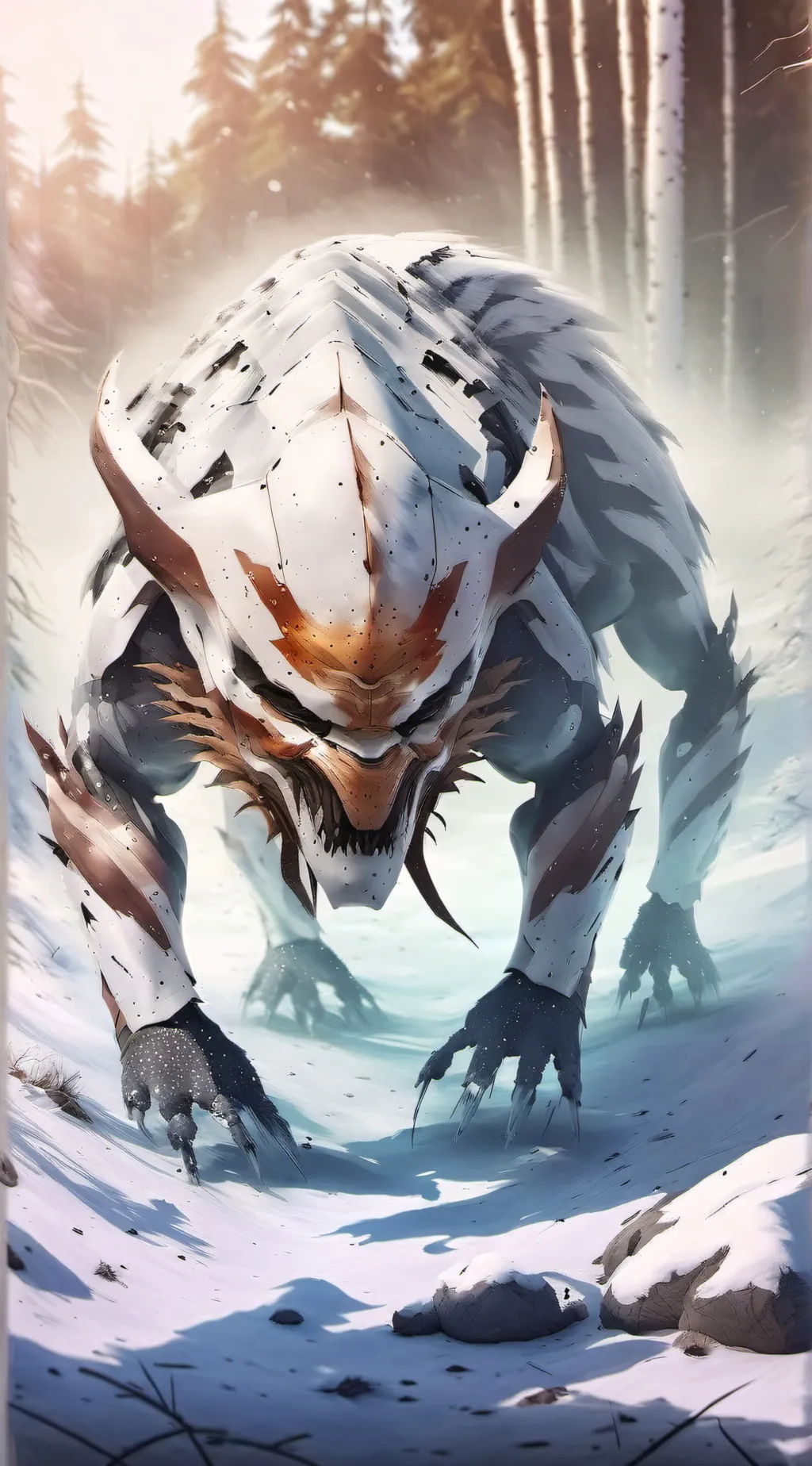 ai character: Future predator  background