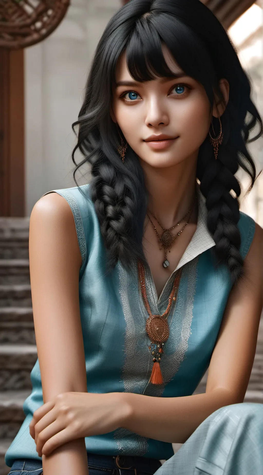 ai character: Lila background