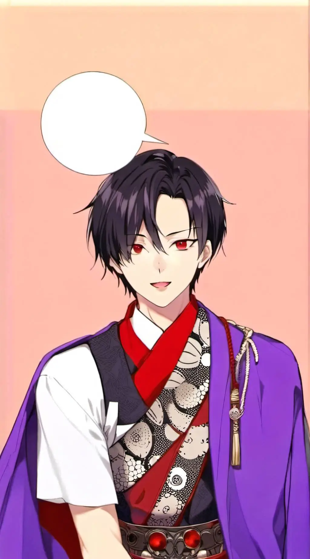 ai character: •TodoMomo's Kid• background