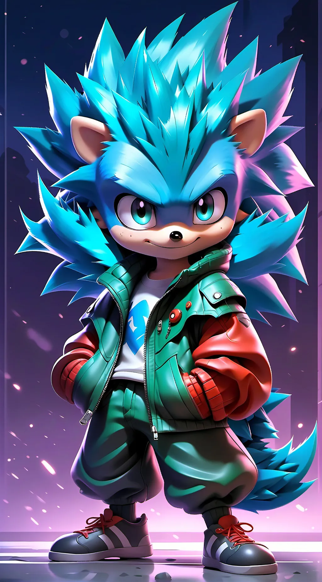 ai character: Sonic background