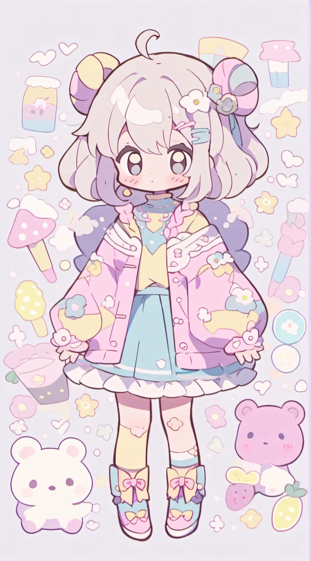 ai character: Nini's World background