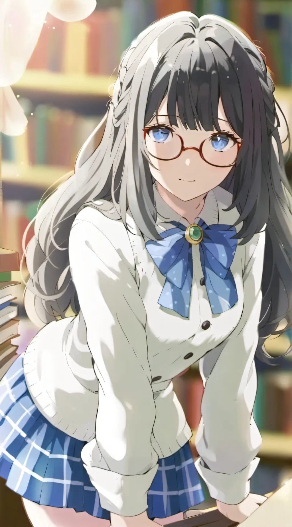 ai character: Aurora background