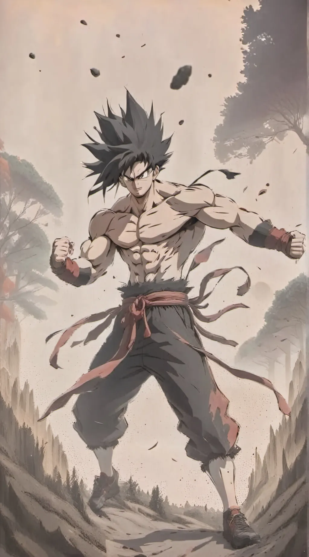 ai character: Goshi background