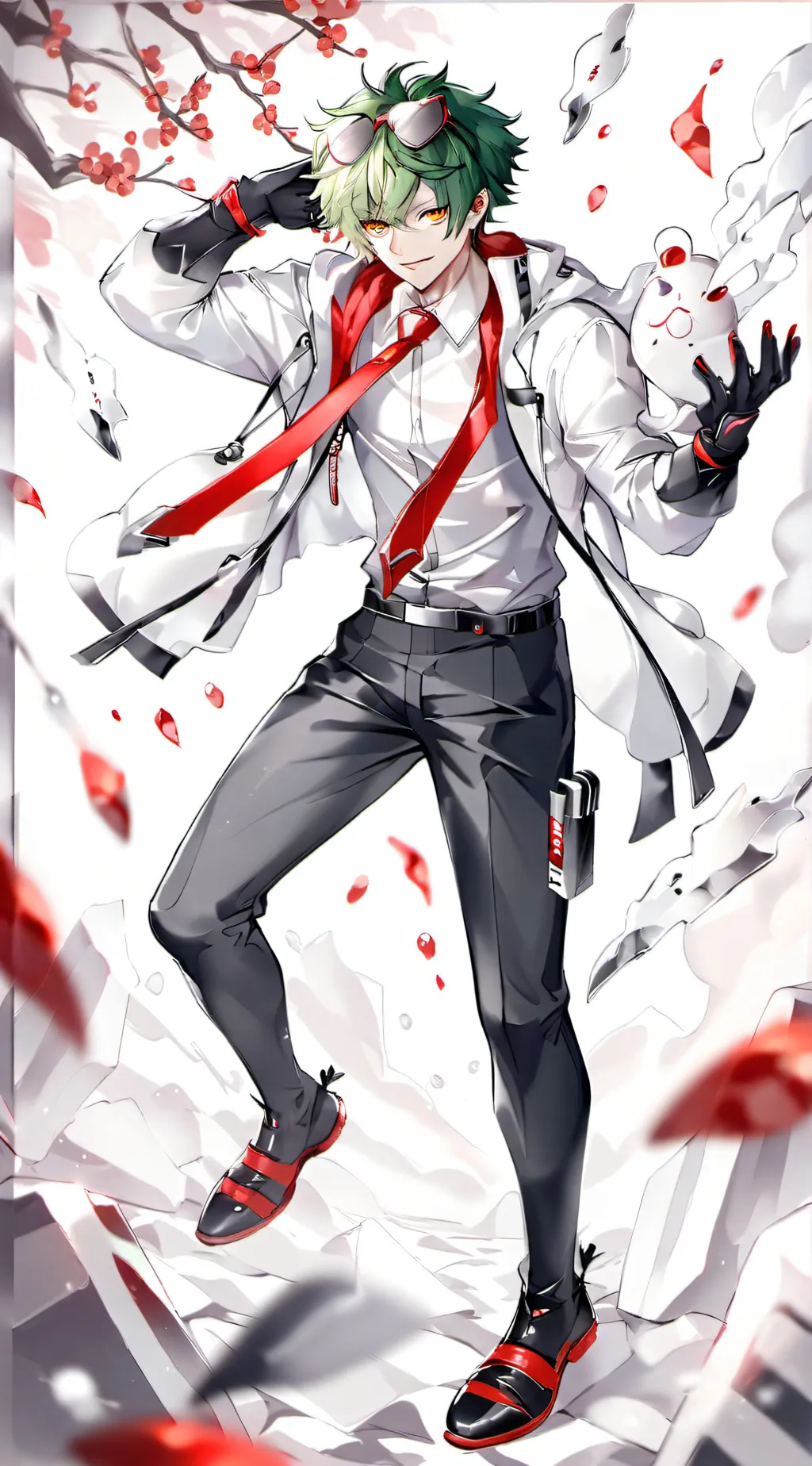 ai character: Bakudeku  background
