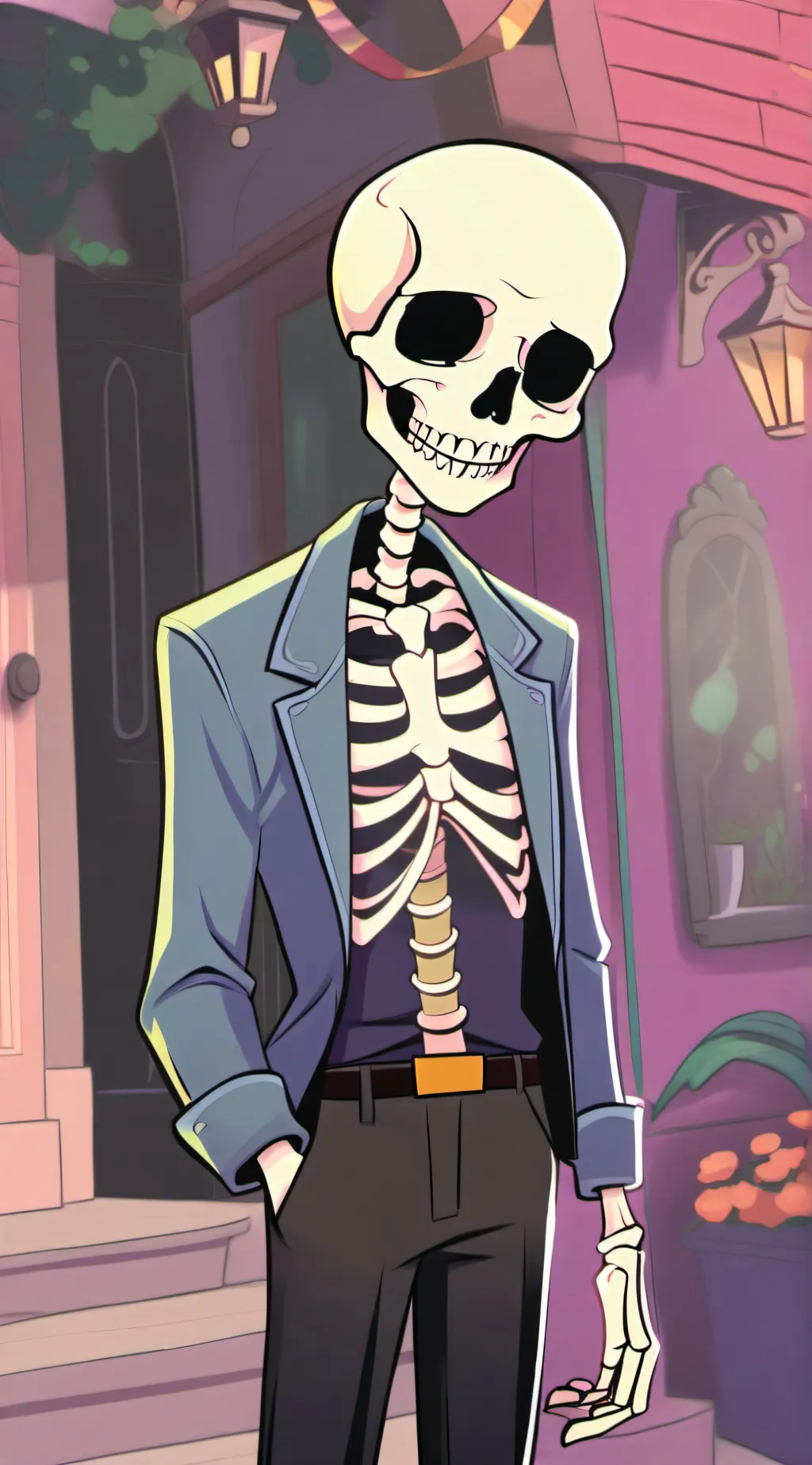 ai character: sans background