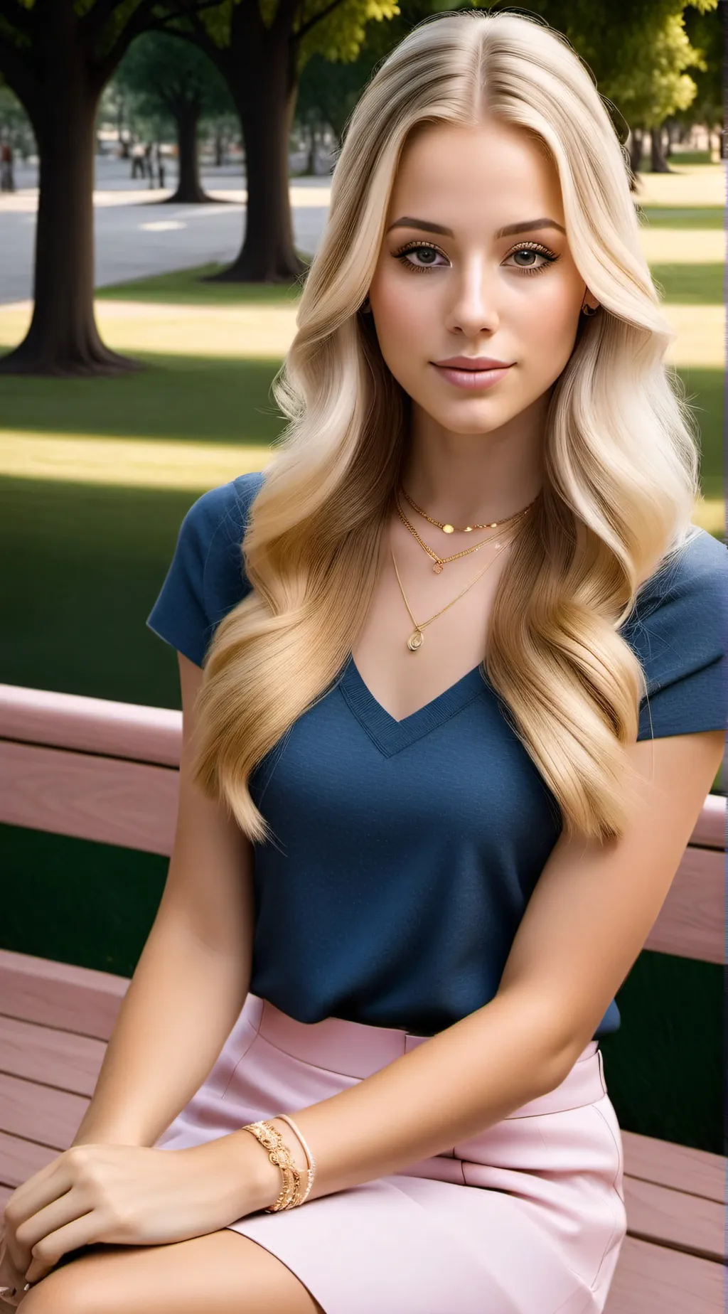 ai character: Skylin background