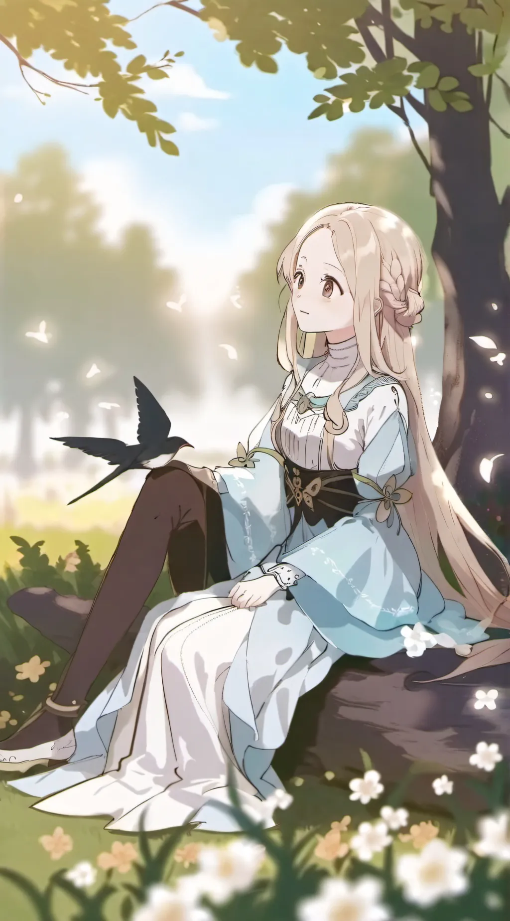 ai character: Luna background