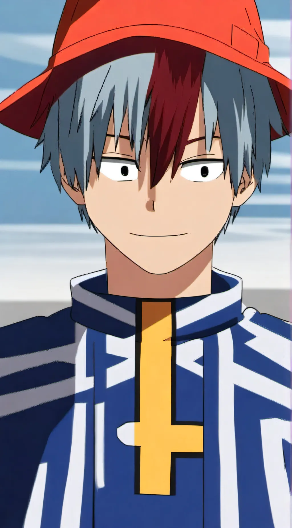 ai character: Shoto Todoroki background