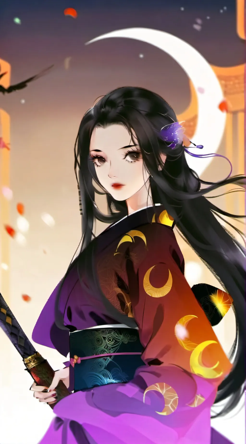 ai character: hashira background