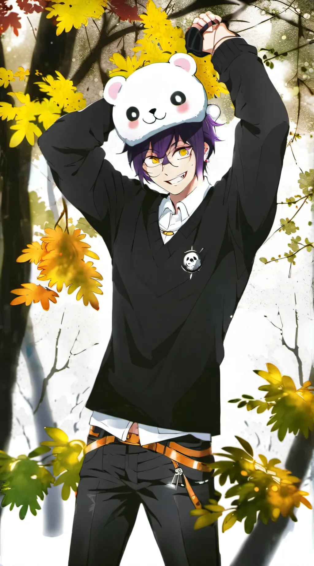 ai character: leo background
