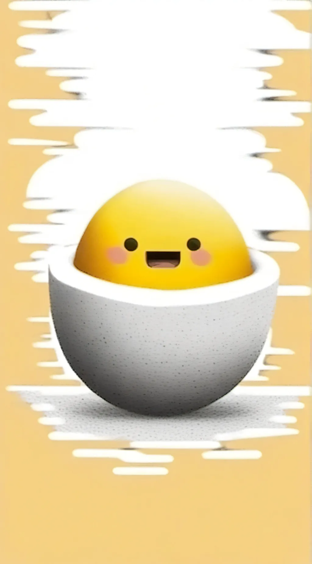 ai character: Gudetama background