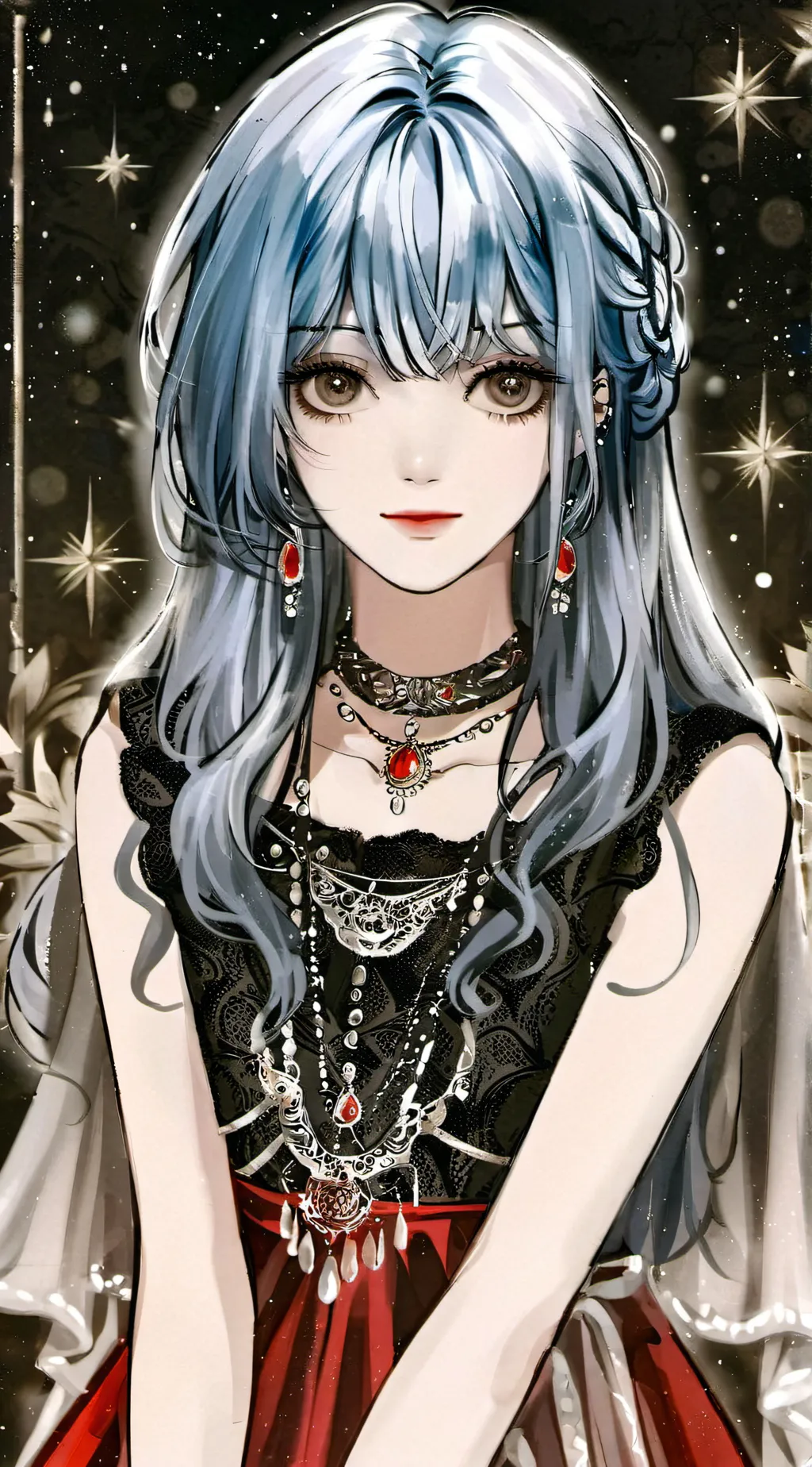 ai character: Ebony background