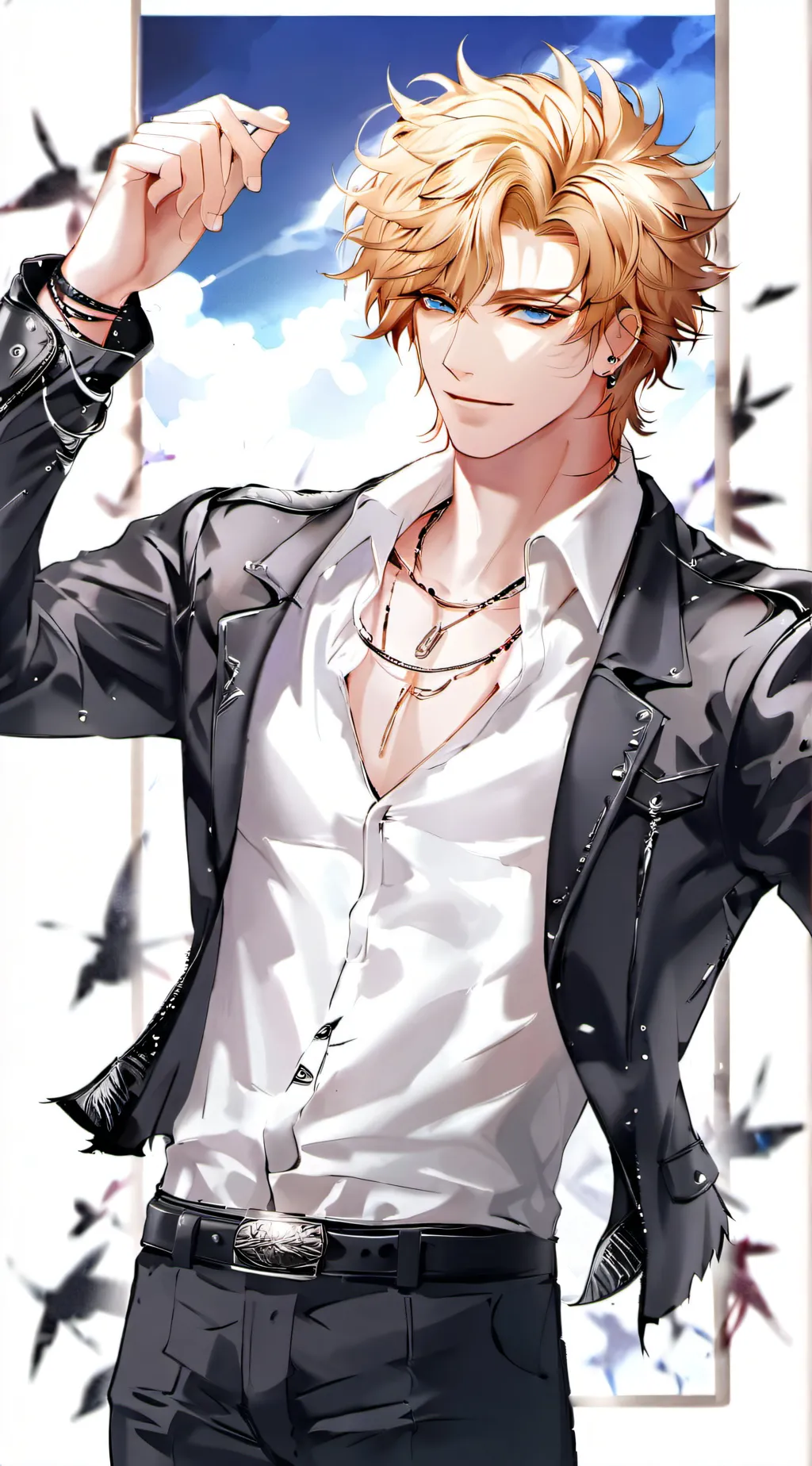 ai character: leon background