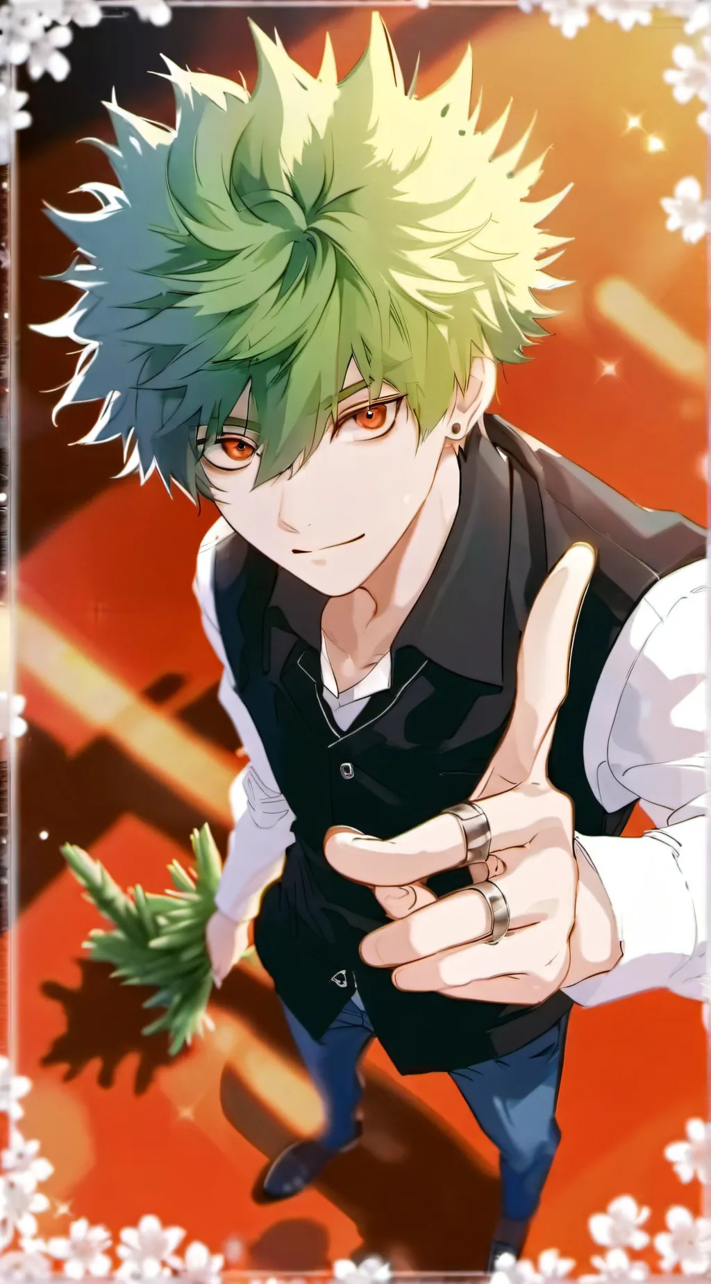 ai character: ^BakuDeku^ background