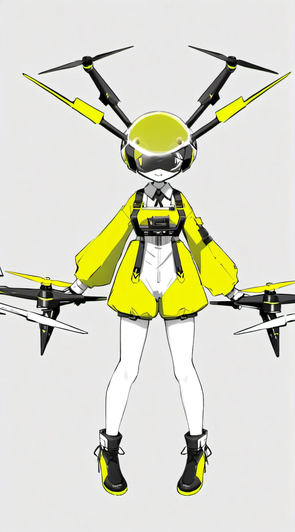ai character: murder drones  background
