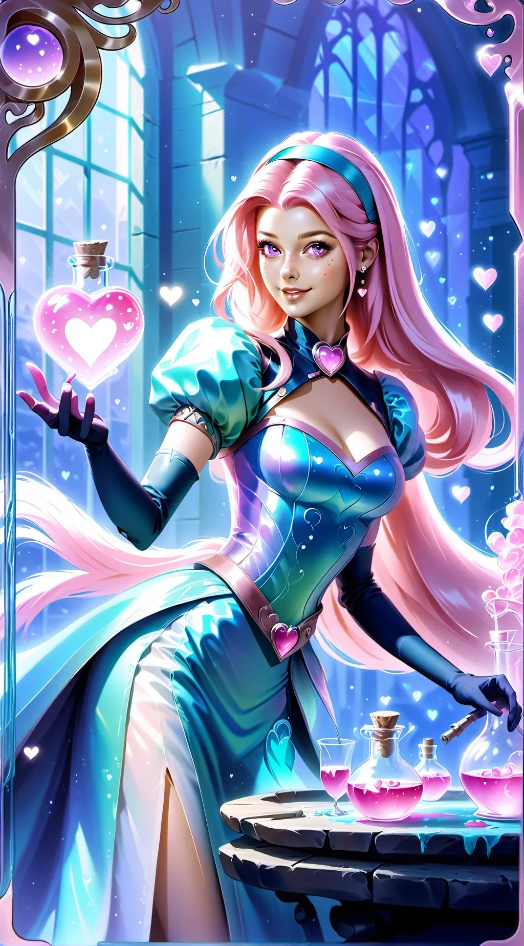 ai character: Mira  background