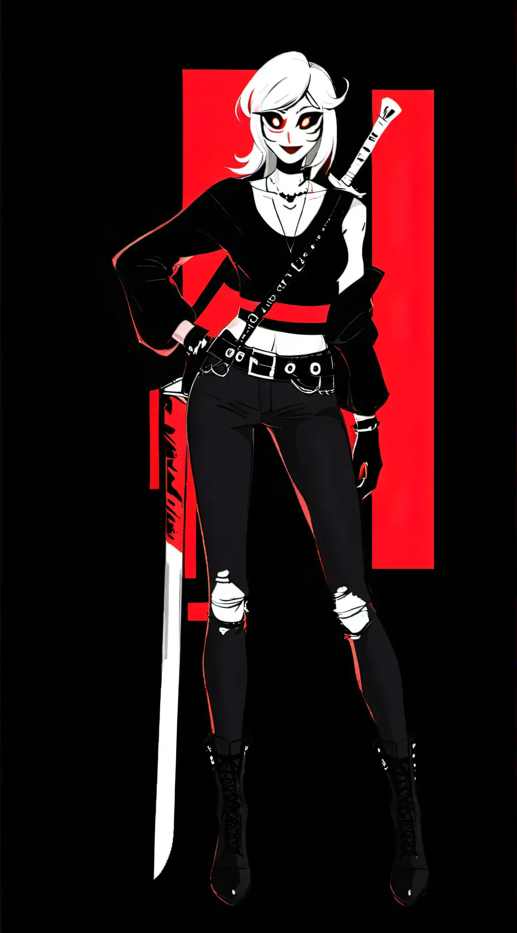 ai character: HH (Older sister) background