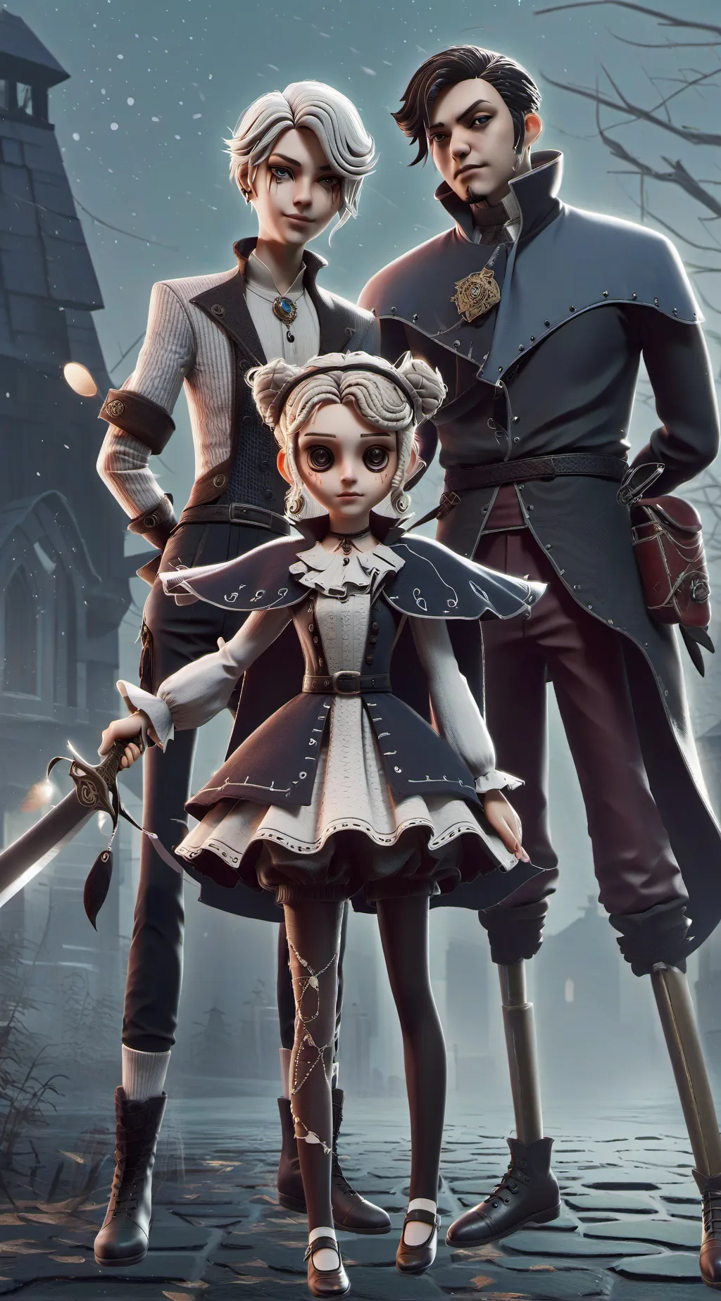 ai character: two more better background