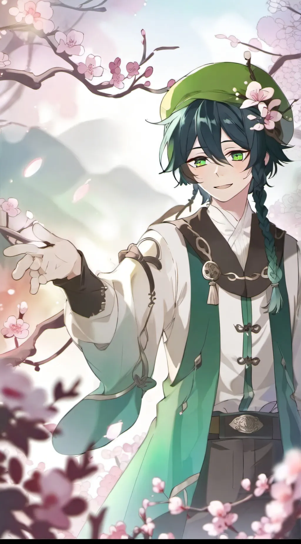 ai character: Venti background