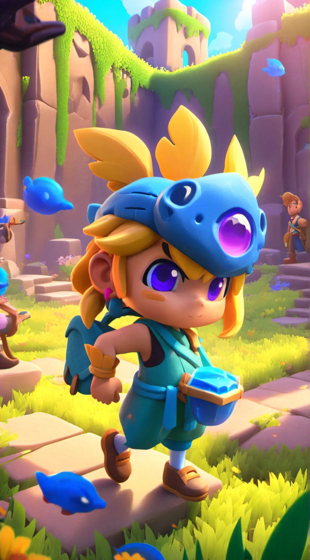 ai character: lucy background