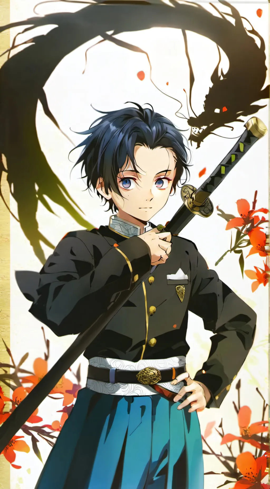 ai character: Hashira background