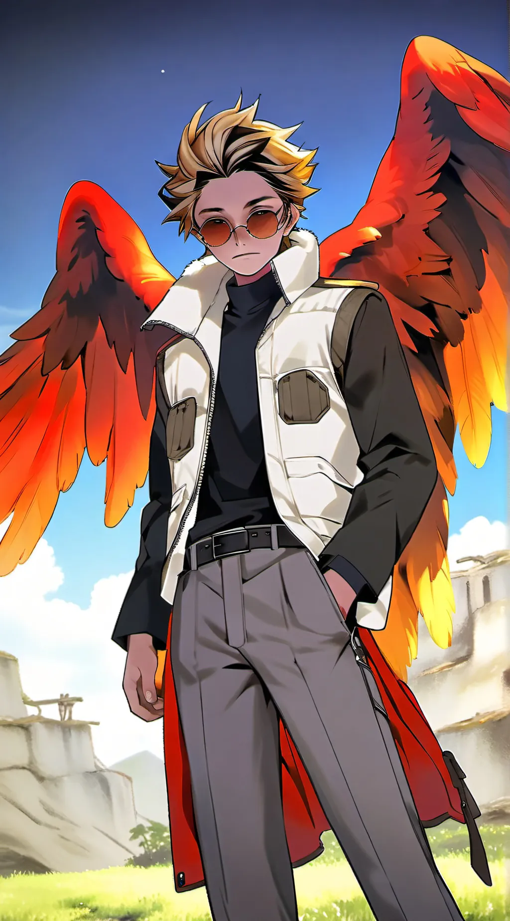 ai character: Hawks (Keigo) background