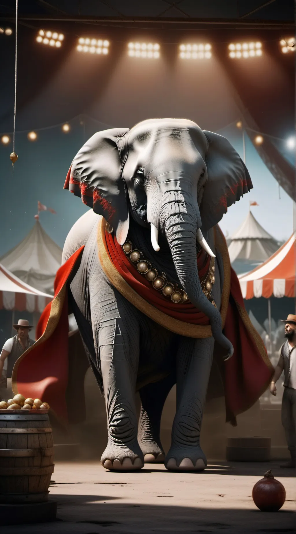 ai character: Circus background