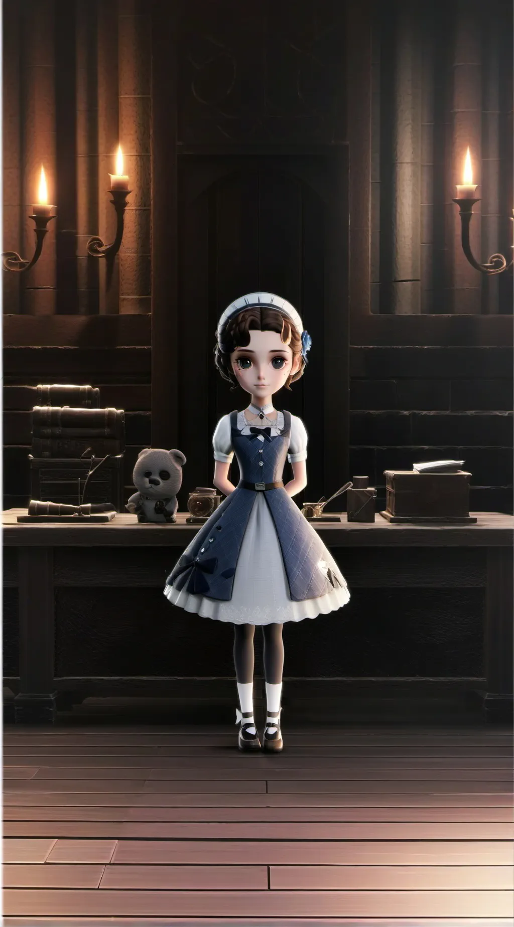 ai character: bella  background
